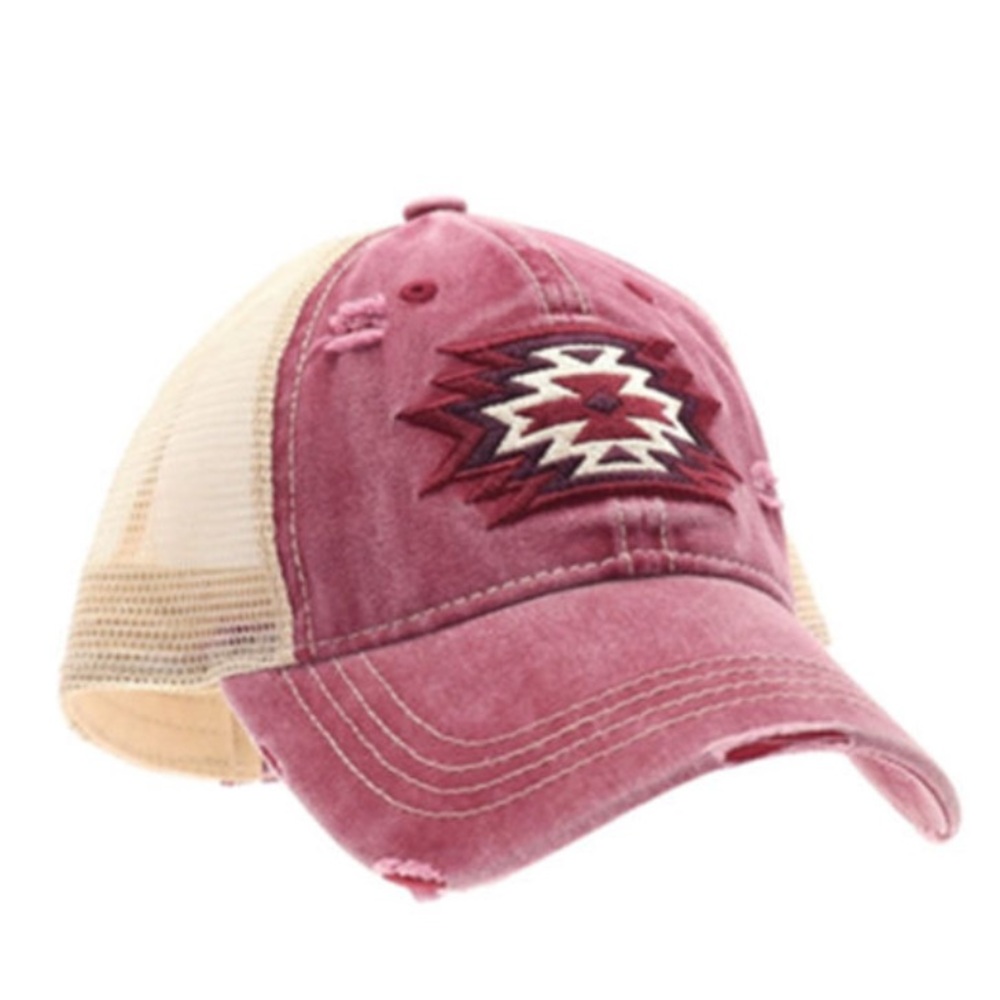 Distressed Aztec Hat - Picture 5 of 11